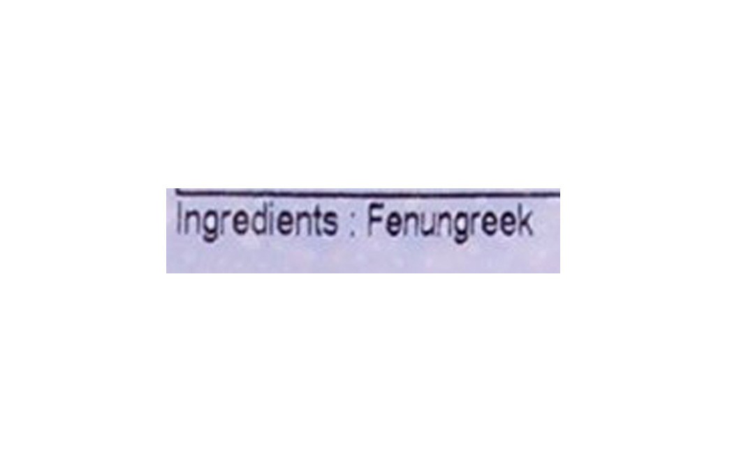 Go Earth Organic Fenugreek    Pack  50 grams